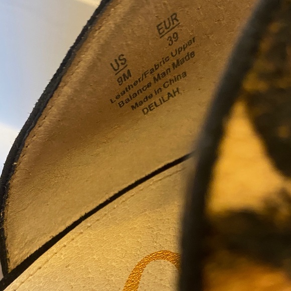 Sam Edelman Leopard Print Calf-Hair Leather Heels - Picture 2 of 8